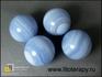 Шар из голубого агата (сапфирин), 20 мм, 21-71, фото 2