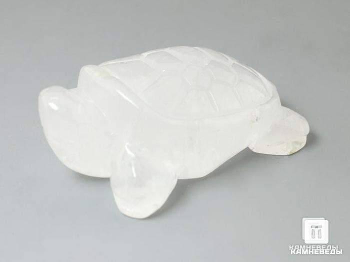 Черепаха из горного хрусталя (кварца), 5х3,5х2,2 см, 23-21, фото 2