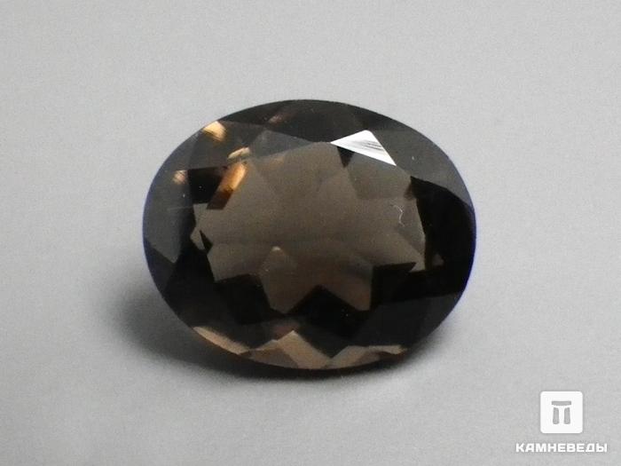 Раухтопаз (дымчатый кварц), огранка 10х8х5 мм (2,1 ct), 9-41, фото 1