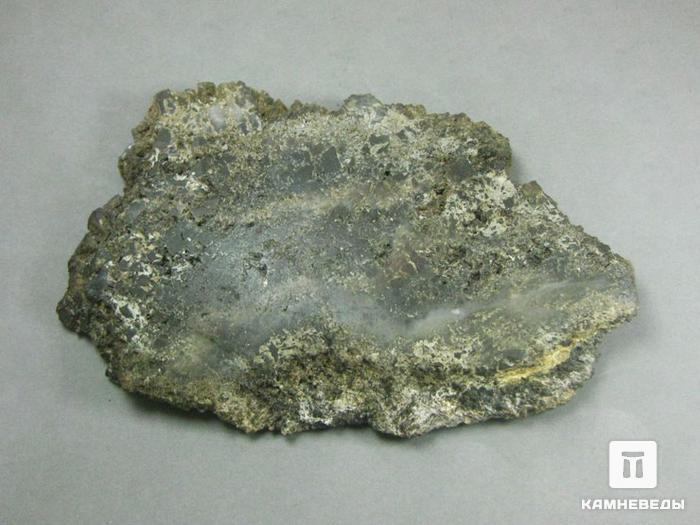Импактит из метеоритного кратера Пучеж-Катунская астроблема, 12х8,1х1,5 см, 10-285/6, фото 1