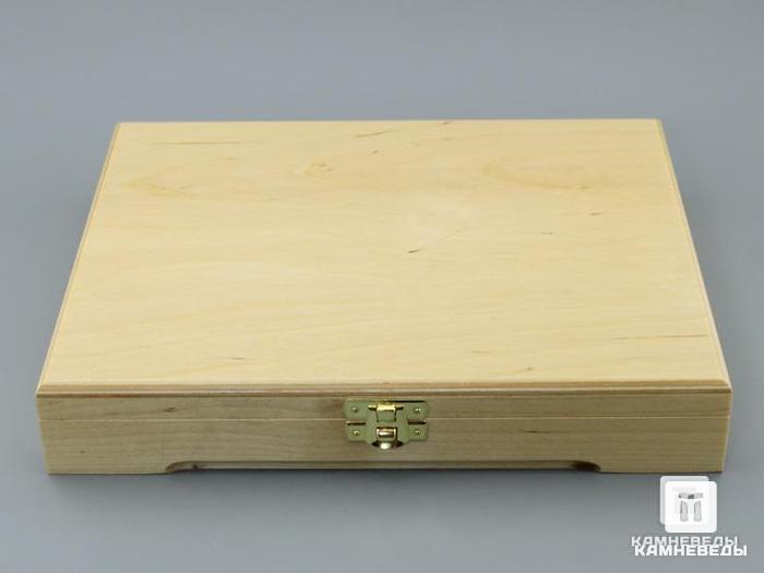 Деревянная коробка для коллекции минералов (30 ячеек), 102-17/2, фото 2