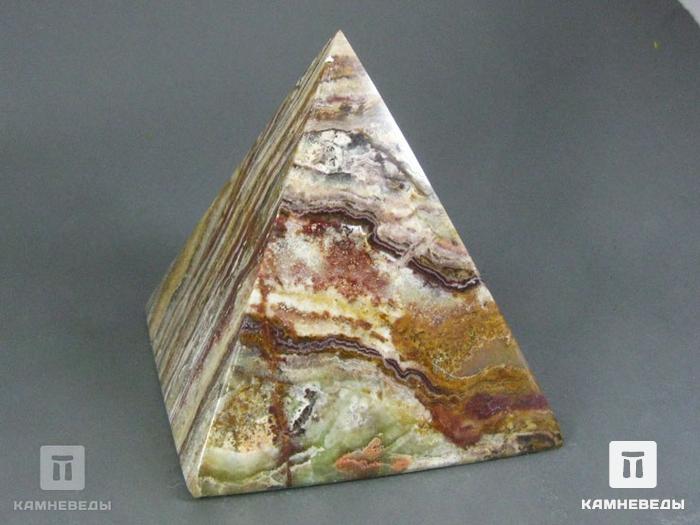 Пирамида из оникса мраморного, 9,5х9,5 см, 20-43, фото 2