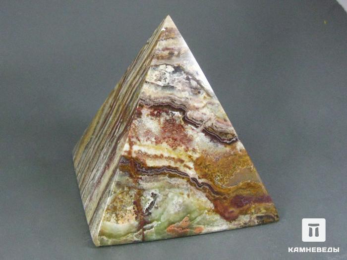 Пирамида из оникса мраморного, 9,5х9,5 см, 20-43, фото 1