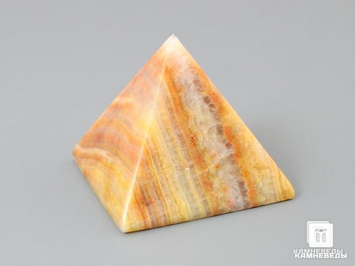 Пирамида из мраморного оникса, 2,8х2,8 см, 20-53/2, фото 1