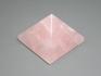 Пирамида из розового кварца, 3,3х3,3х2 см, 20-14/2, фото 1