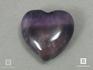 Сердце из флюорита, 2,5x2,5х1,2 см, 23-5/14, фото 2