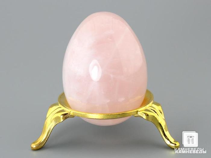 Яйцо из розового кварца, 4,9х3,6 см, 22-6/2, фото 3