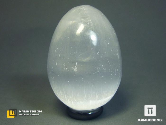 Яйцо из прозрачного селенита, 5,6х4 см, 22-34/1, фото 1