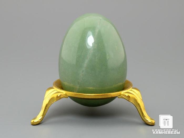 Яйцо из авантюрина зелёного, 5 см, 22-2, фото 2
