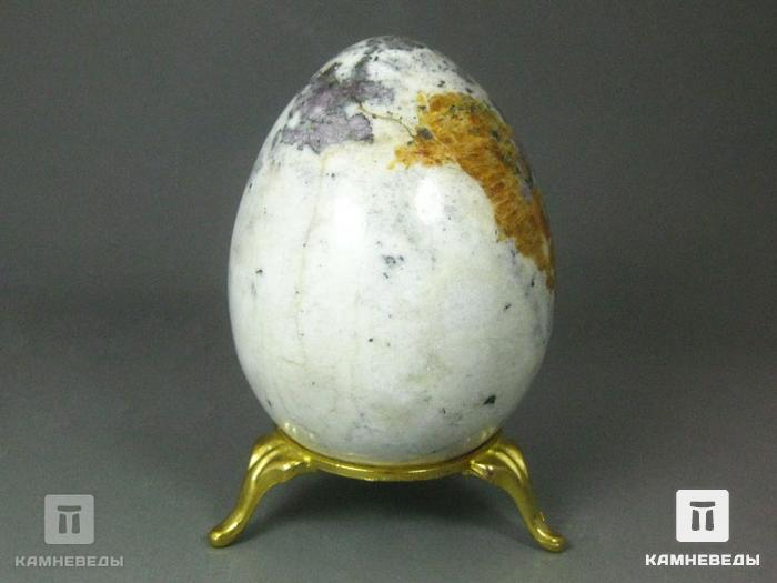 Яйцо из шпинели с клиногумитом, 7,6х5,7 см, 22-79, фото 4