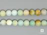 Бусины из микроклина "амазонит-multicolor", 59 шт. на нитке, 6-7 мм, 7-42, фото 1