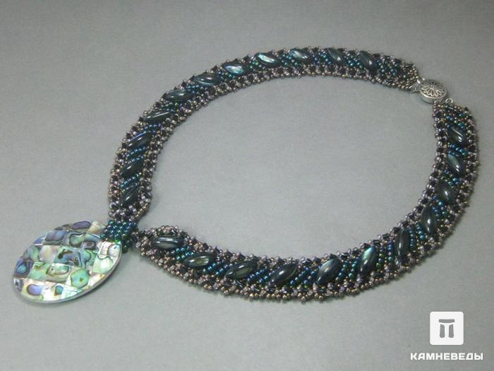 Ожерелье-подвеска с перламутром, 46-88/41, фото 1