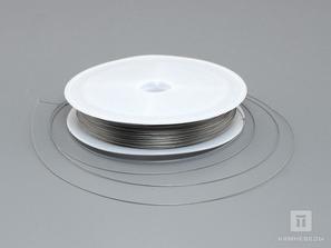Фурнитура ювелирный тросик, для создания украшений, 0,38 мм (цвет серебро)