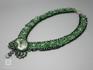 Ожерелье-подвеска из камней клинохлора с агатом, 46-88/82, фото 3