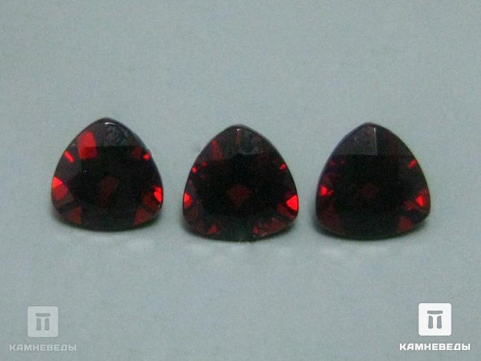 Гранат (спессартин), огранка 5х5х3,5 мм (0,6 ct), 9-42/17, фото 2