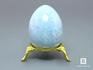 Яйцо из виолана (голубой диопсид), 6х4,4 см, 22-90/5, фото 2