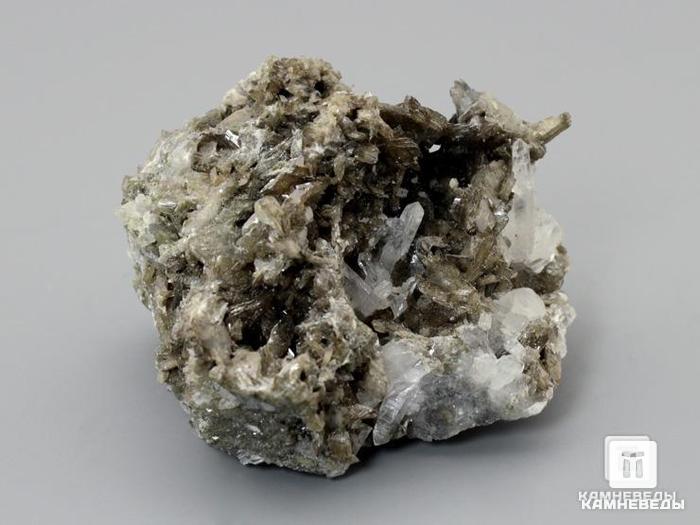 Аксинит с кварцем, 6,3х6х4,1 см, 10-312/4, фото 2
