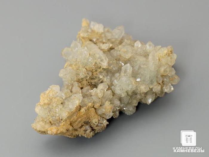 Кварц, сросток кристаллов 6,5х4,8х2,2 см, 10-70/37, фото 2