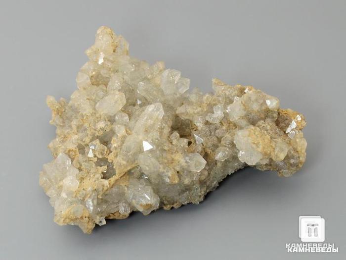 Кварц, сросток кристаллов 6,5х4,8х2,2 см, 10-70/37, фото 1