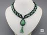 Ожерелье-подвеска с зеленым кварцем, 46-88/98, фото 1