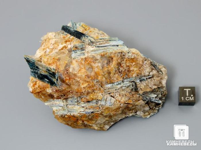 Кианит в кварце, 9х6,5х4 см, 10-204/15, фото 2