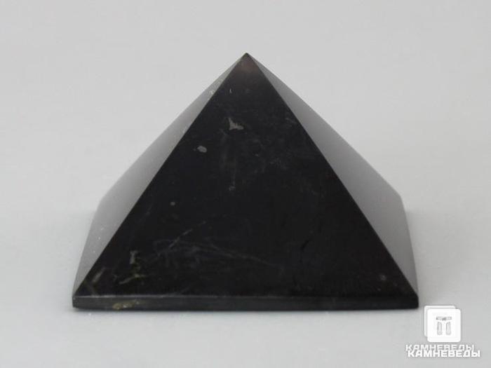 Пирамида из шунгита, полированная 4х4 см, 20-44/8, фото 2