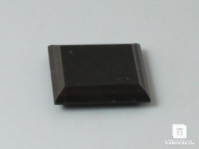 Кремень чёрный, огранка 12х10х3 мм (3,75 ct), 9-71/4, фото 2
