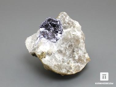 Молибденит, Кварц. Молибденит, кристалл в кварце 7х5,8х5 см