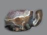 Черепаха из агата с жеодой аметиста, 22х11х10,9 см, 23-116/2, фото 6