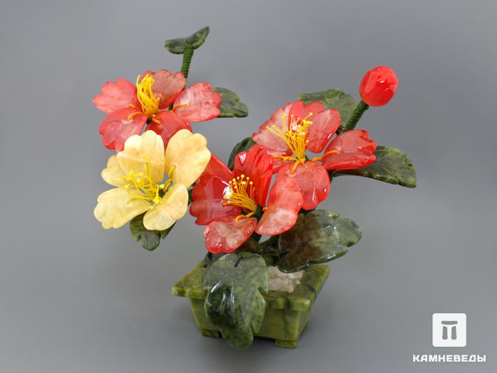 Цветы из камня, размер 16х14 см, 23-98/8, фото 3