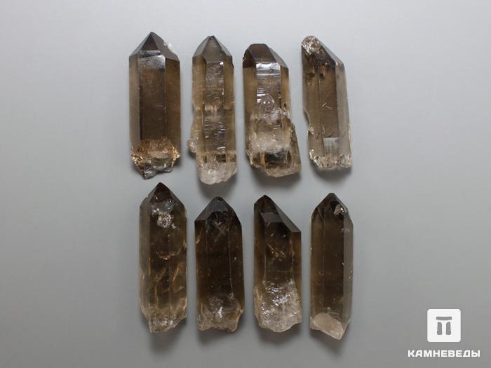 Дымчатый кварц (раухтопаз), кристалл 1,5-2,5 см, 10-170/6, фото 1