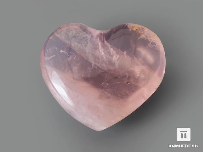 Сердце из розового кварца, 2,4х2,2 см, 23-44, фото 1