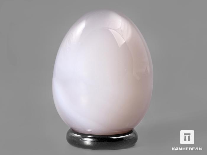 Яйцо из серого агата, 4,5х3,5 см, 22-5/2, фото 1