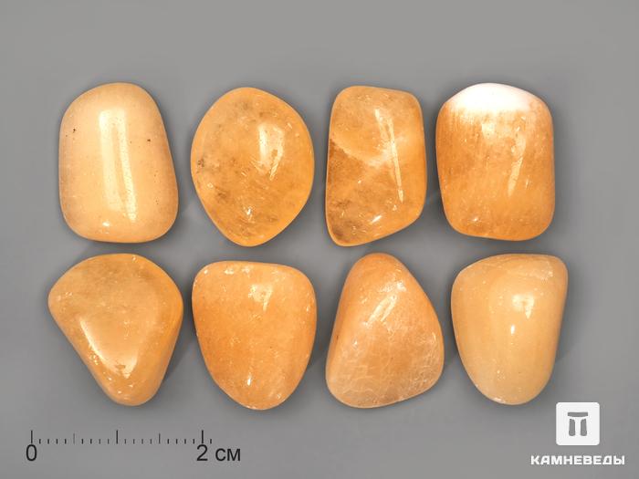 Кальцит апельсиновый, галтовка 1,5-2 см, 12-117, фото 1