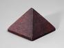 Пирамида из красной яшмы, 5х5х3,2 см, 20-31, фото 5