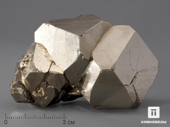 Пирит, сросток кристаллов 8,6х5х4,1 см, 10-525/1, фото 1