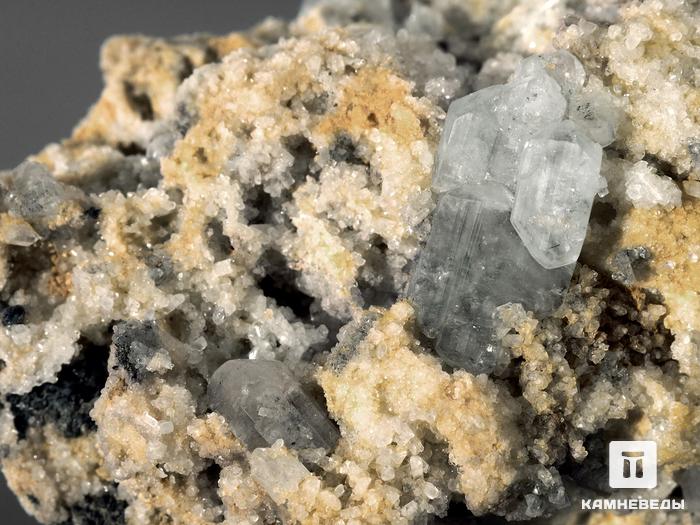 Топаз, кристаллы в породе 6,9х5,6х4,7 см, 10-30/21, фото 6