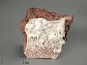 Ванадинит, Пироморфит, Кальцит. Ванадинит с пироморфитом и кальцитом, 7,4х7,3х4,5 см