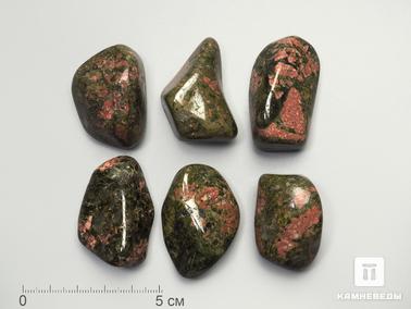 Унакит. Унакит, крупная галтовка 3,5-4,5 см (30-35 г)