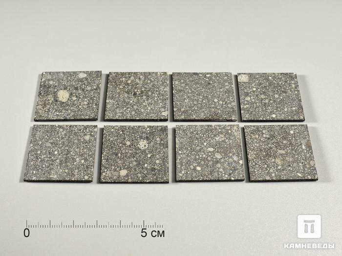 Метеорит Aba Panu, пластина 3х3 см (4-4,5 г), 4020, фото 4