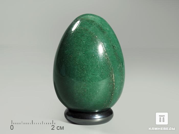 Яйцо из авантюрина зелёного, 5 см, 22-2, фото 1