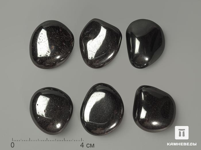 Гематит, крупная галтовка 2,5-3,5 см (25-30 г), 4933, фото 1