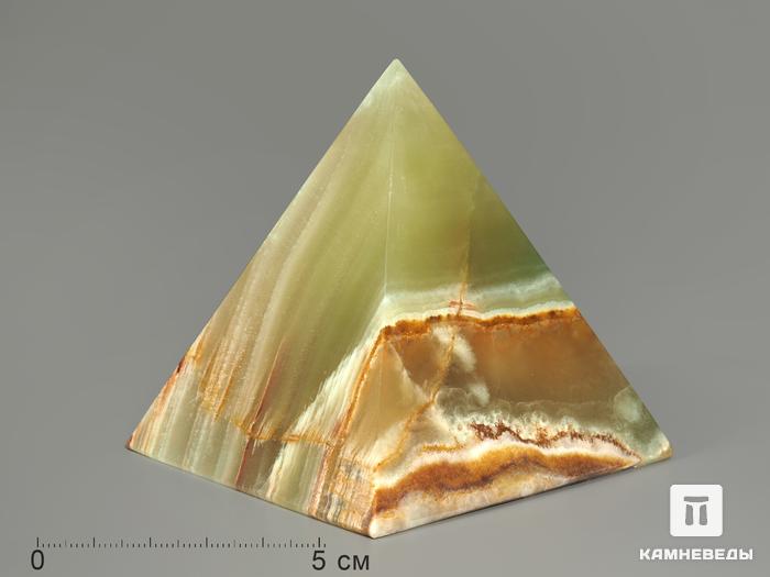 Пирамида из мраморного оникса, 7,5х7,5 см, 20-53/1, фото 1