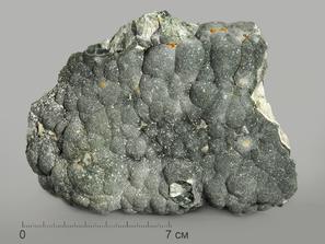 Клинохлор, Магнетит, Серафинит. Клинохлор (серафинит) на магнетите, 13,5х11,3х6,5 см
