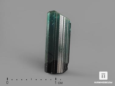 Турмалин, Индиголит. Турмалин (индиголит), кристалл 1,4х0,6х0,2 см