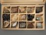 Коллекция неметаллических полезных ископаемых (15 образцов, состав №1) в деревянной коробке, 8396, фото 2