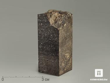 Метеориты. Метеорит Кольцово, полировка 4,9х2х2 см (62,38 г)