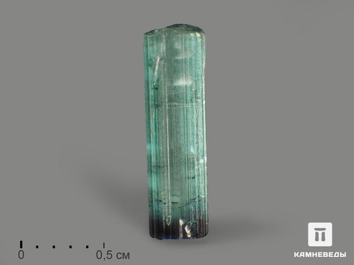 Турмалин (индиголит), кристалл 1,3х0,4 см, 9440, фото 1