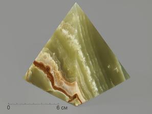 Пирамида из мраморного оникса, 10х10 см
