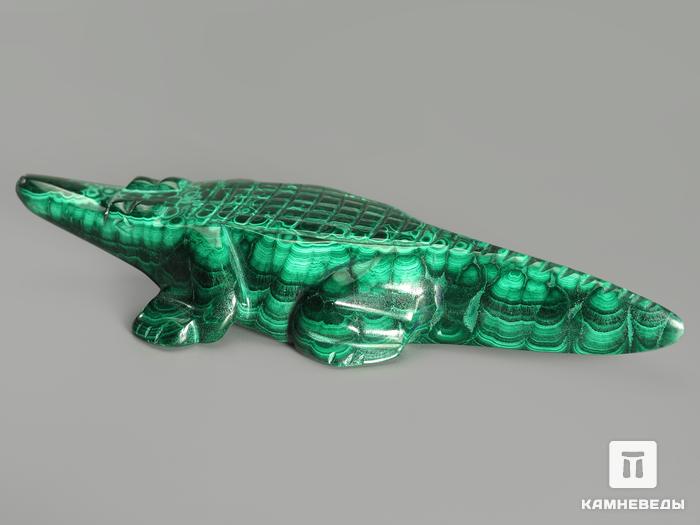 Крокодил из малахита, 9,2х3,1х1,5 см, 23-48/1, фото 2